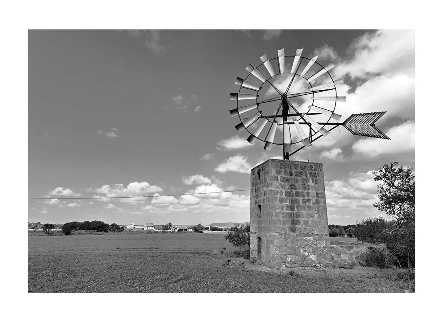 A0 Landscape Mallorca Windmill