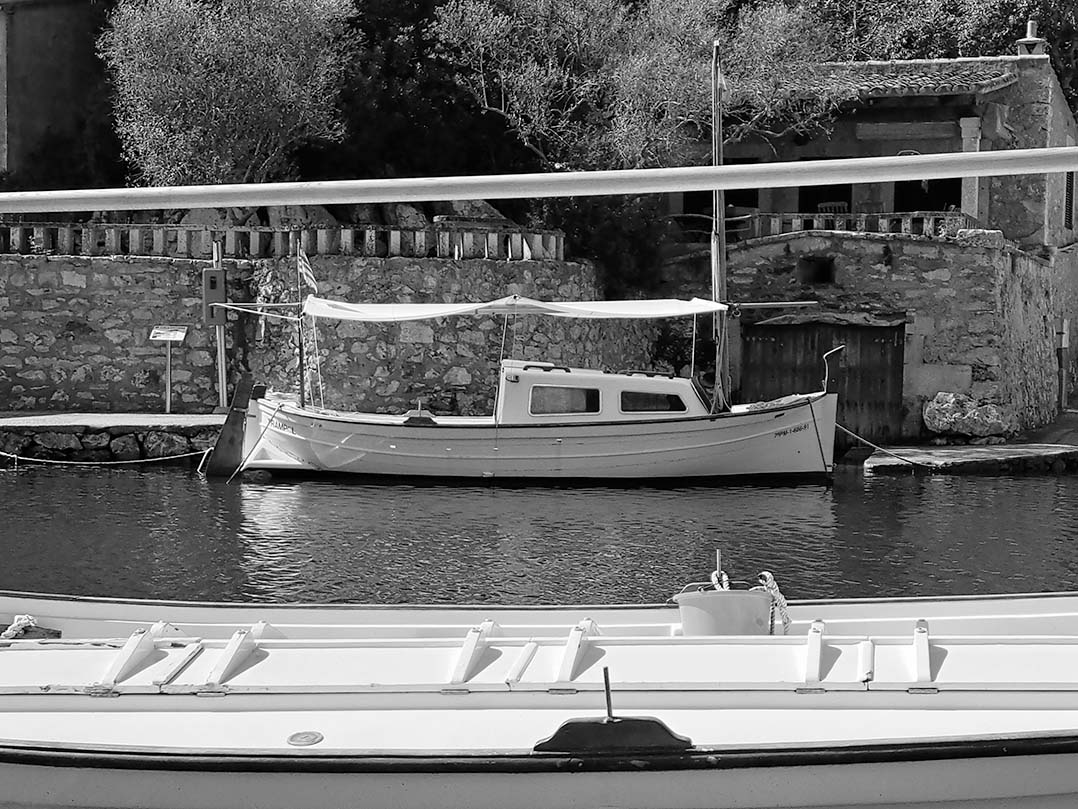 A0 Landscape Cala Figuera Boat